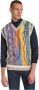 Carlo colucci Daccordo V-Hals Mouwloos Gebreid Multicolor Heren - Thumbnail 2