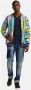 Carlo colucci Unieke Zip-through Sweatshirt voor Mannen Multicolor Heren - Thumbnail 3