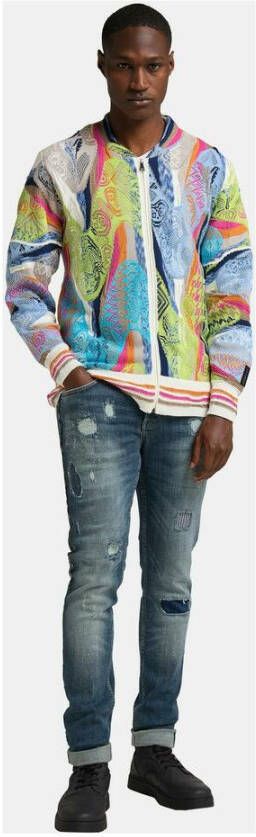 carlo colucci Strickblouson Crozzolin Wit Heren