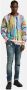 Carlo colucci Unieke Gebreide Blouson Multicolor Heren - Thumbnail 2