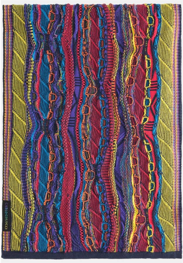 carlo colucci Strickschal Blauw Heren