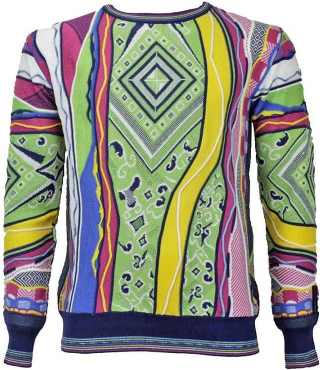 carlo colucci Sweater C9815 Groen Heren
