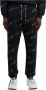 Carlo colucci Davare Sweatpants met Tekstprints Black Heren - Thumbnail 2