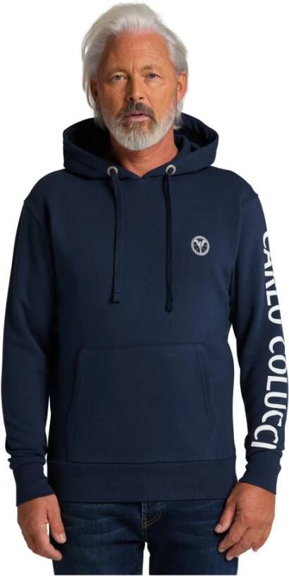 carlo colucci Sweatshirts & Hoodies Blauw Heren