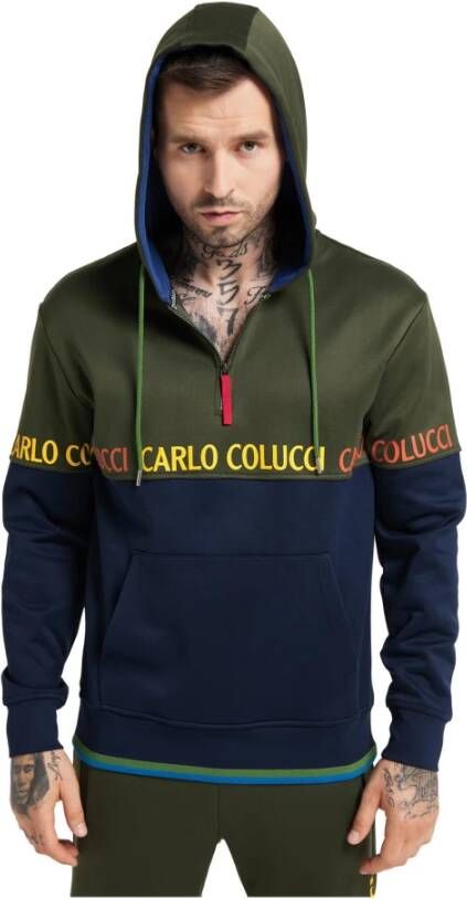 carlo colucci Sweatshirts & Hoodies Groen Heren