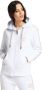 Carlo colucci Unieke Zip-through Sweatshirt voor Vrouwen White Dames - Thumbnail 2