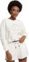 Carlo colucci Uniek Oversize Sweatshirt White Dames - Thumbnail 2