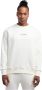 Carlo colucci Logo Geborduurde Basic Sweatshirt White Heren - Thumbnail 3