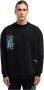 Carlo colucci Sweatshirt met prints en logo-details Black Heren - Thumbnail 2