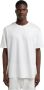 Carlo colucci Oversize Logo T-Shirt White Heren - Thumbnail 2