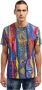 Carlo colucci T-Shirt Gebreid Print De Pretis Multicolor Heren - Thumbnail 2