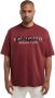 Carlo colucci Oversize T-Shirt Red Heren - Thumbnail 2