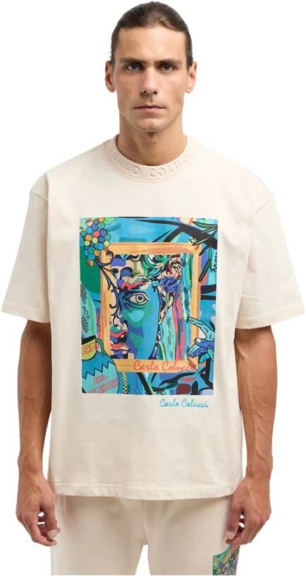 carlo colucci T-Shirts Wit Heren