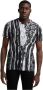 Carlo colucci De Bellis Bedrukt T-Shirt Black Heren - Thumbnail 2