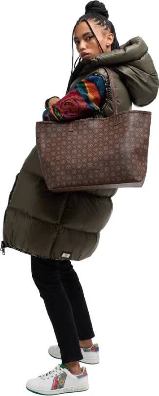 carlo colucci Tote Bags Bruin Dames