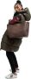 Carlo colucci Grote Shopper met Logoprint De Ferri Brown Dames - Thumbnail 2