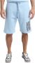 Carlo colucci Korte Gebreide Snijverhaal De Pasquale Herenshorts Blue Heren - Thumbnail 2