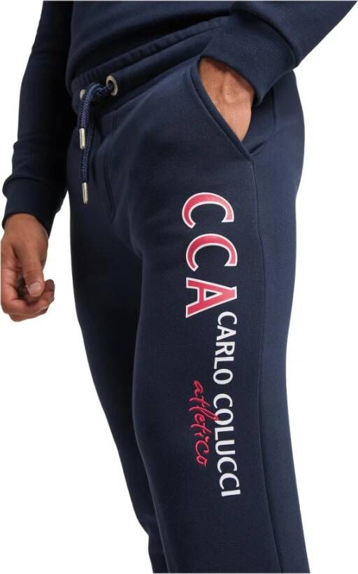 carlo colucci Unieke Atletico D`Ambra Sweatpants Blue Heren