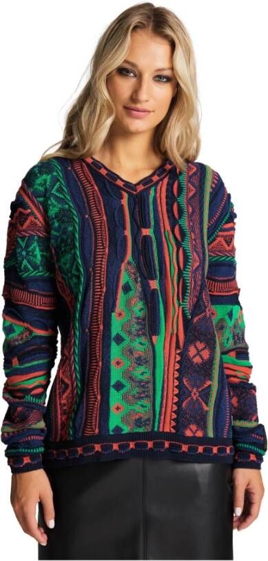 carlo colucci V-neck Knitwear Meerkleurig Dames