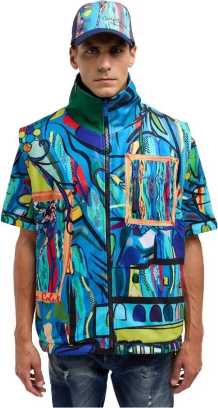 carlo colucci Vests Blauw Heren