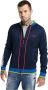 Carlo colucci Retro Sweatjacke met opstaande kraag Casaccia Blue Heren - Thumbnail 2