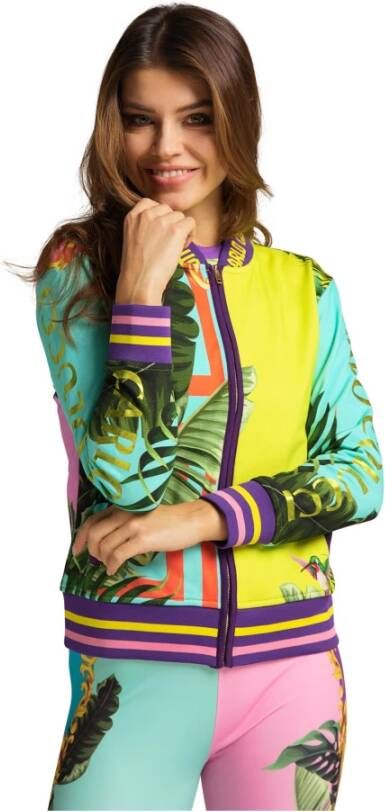 carlo colucci Sweater met rits Meerkleurig Dames