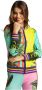 Carlo colucci Unieke Zip-Through Sweatshirt voor Vrouwen Multicolor Dames - Thumbnail 2