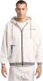 Carlo colucci Cutting Story Hoody Gebreid White Heren - Thumbnail 2