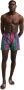 Carlo colucci Zwembroek met gebreid patroon Multicolor Heren - Thumbnail 2