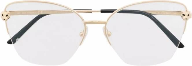 Cartier Bril Geel Dames