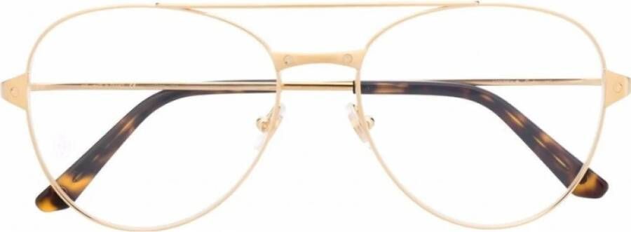 Cartier Bril Geel Dames