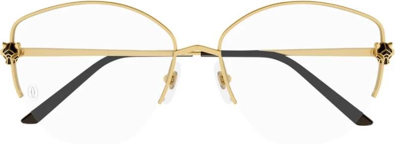 Cartier Metallic Ss23 Dames Optische Monturen Geel Dames