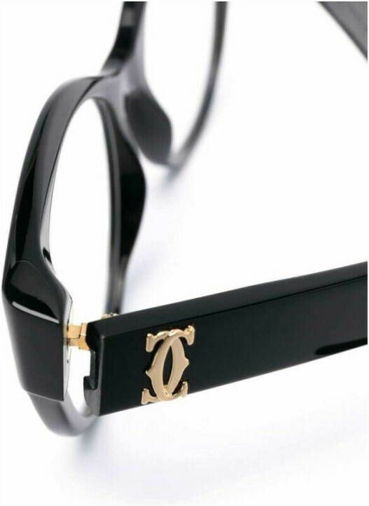 Cartier Glasses Zwart Dames