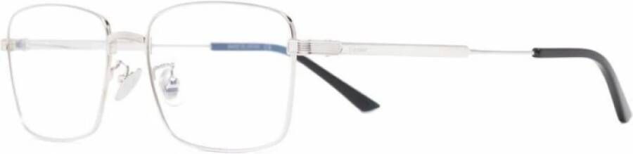 Cartier Zilveren Optisch Frame Stijlvol en veelzijdig Gray Heren