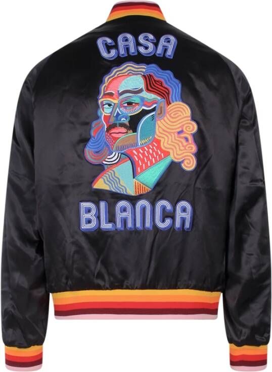 Casablanca Bomberjack Ms22Jk031 Zwart Heren