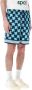 Casablanca Zijden Pool Tile Shorts Ss23 Blauw Heren - Thumbnail 2