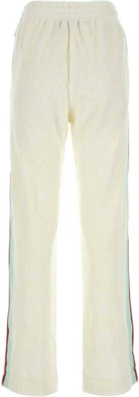 Casablanca Ivory Terry Joggers in Modal Blend Wit Dames