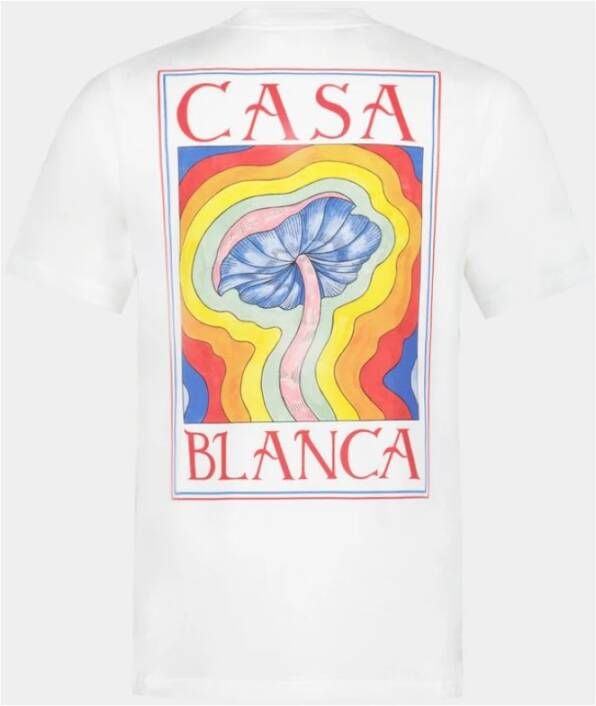 Casablanca T-Shirts Wit Heren