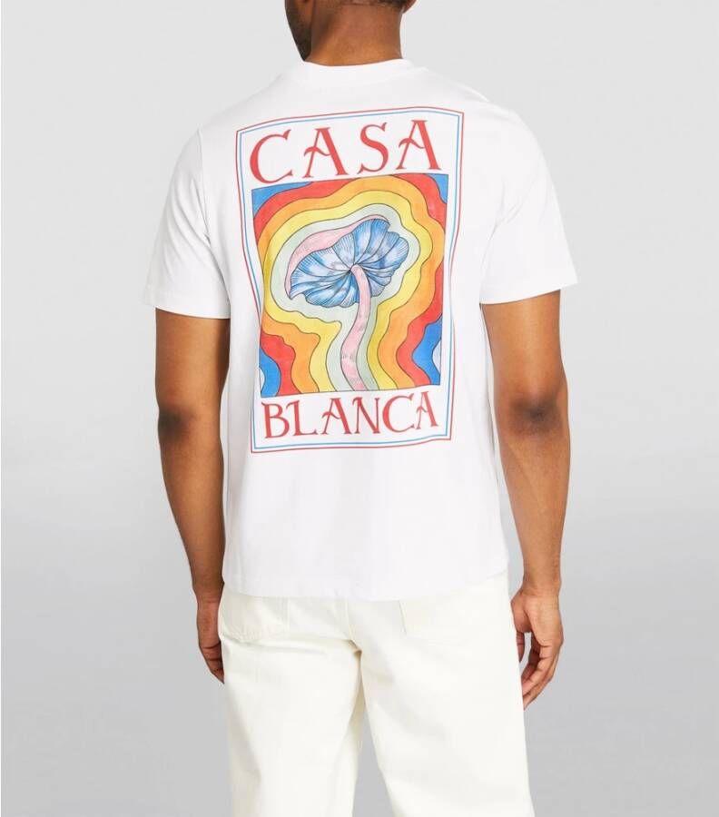 Casablanca T-Shirts Wit Heren