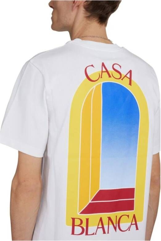 Casablanca T-Shirts Wit Heren