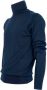 Cashmere Company Dolcevita -shirt 1510 Blauw Heren - Thumbnail 2