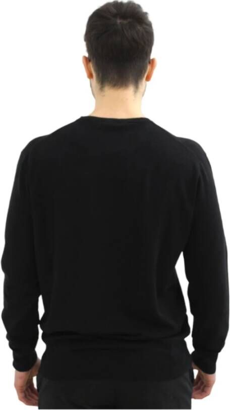 Cashmere Company Round-neck Knitwear Zwart Heren