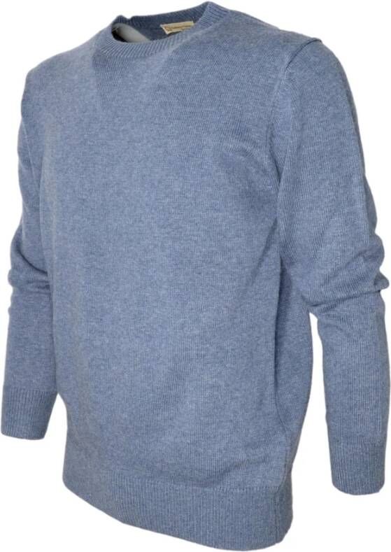 Cashmere Company Shirts Blauw Heren