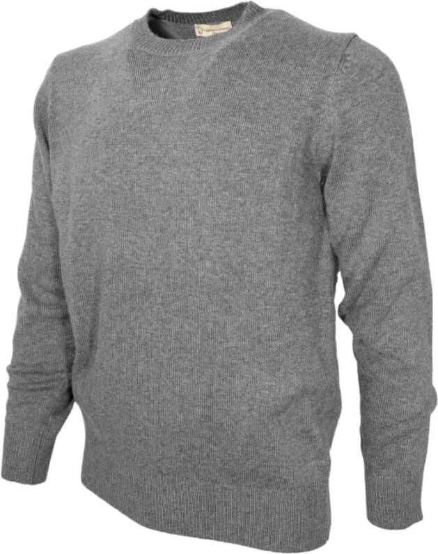 Cashmere Company Shirts Grijs Heren