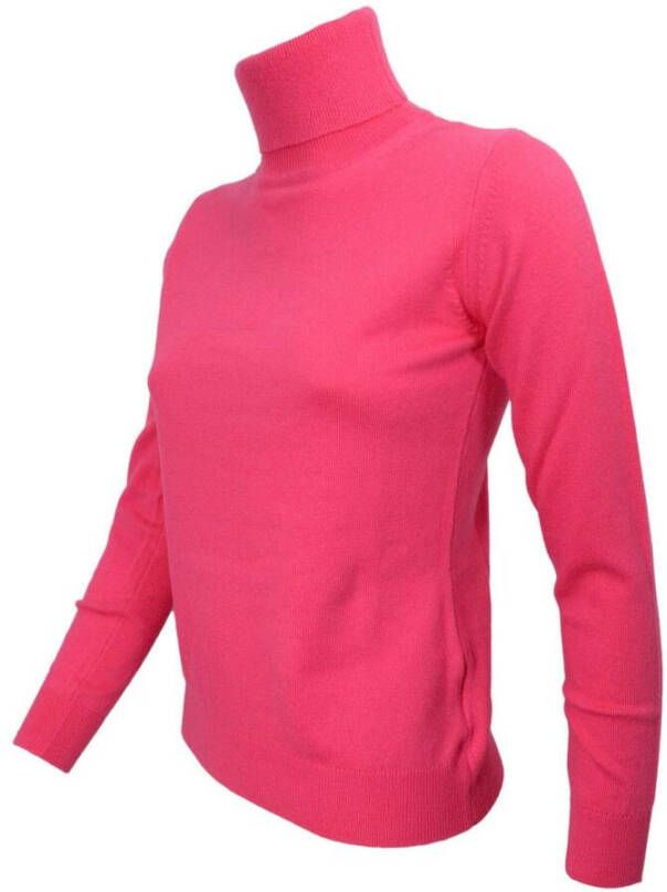 Cashmere Company Klassiek coltrui Roze Dames