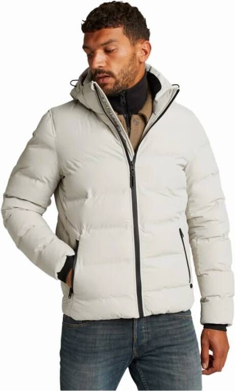 Cast Iron Speedguard Hooded Jas White Heren