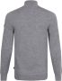 Cavallaro Slim Fit Grijze Half Zip Pullover Grijs Heren - Thumbnail 2
