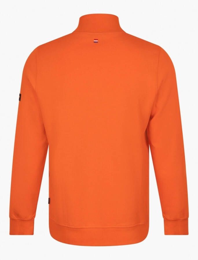 Cavallaro Sweater met rits Oranje Heren