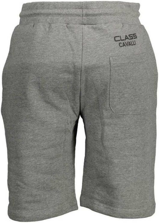 Cavalli Class Cavalli Cl Gray Men Bermuda Pants Grijs Heren