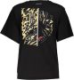 Cavalli Class Zwarte Katoenen Tops & T-Shirt Korte Mouwen Slim Fit Zwart Dames - Thumbnail 2